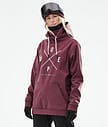 Dope Yeti W 21 Lyžařská Bunda Dámské 2X-Up Burgundy