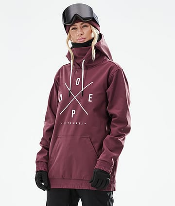 Dope Yeti W 21 Snowboard Jacket Burgundy