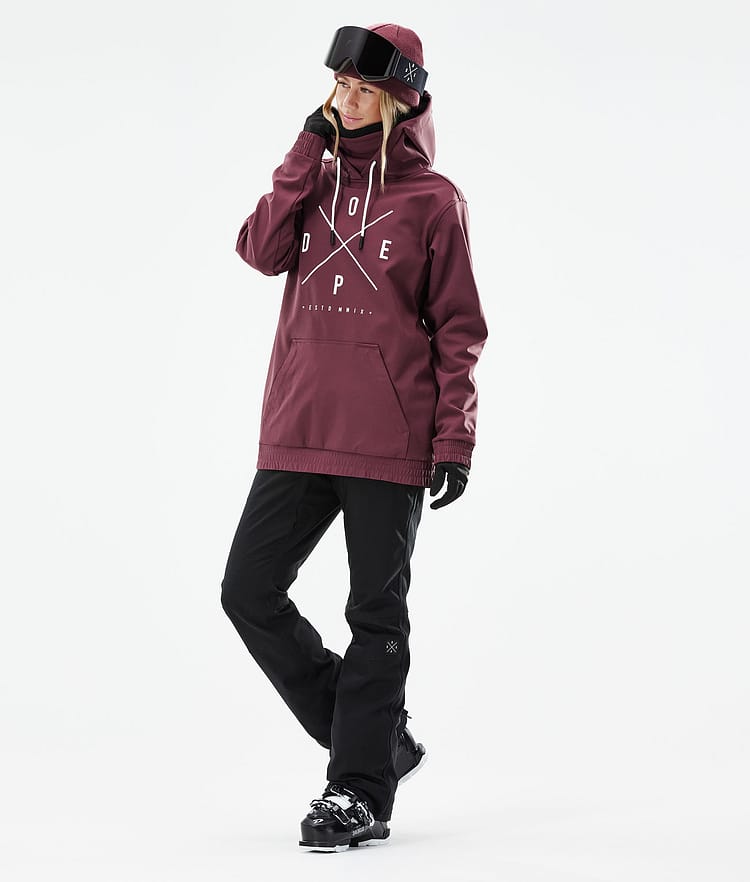 Dope Yeti W 21 Lyžařská Bunda Dámské 2X-Up Burgundy, Image 4 of 9