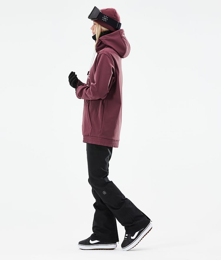 Dope Yeti W 21 Chaqueta Snowboard Mujer 2X-Up Burgundy, Image 5 of 9