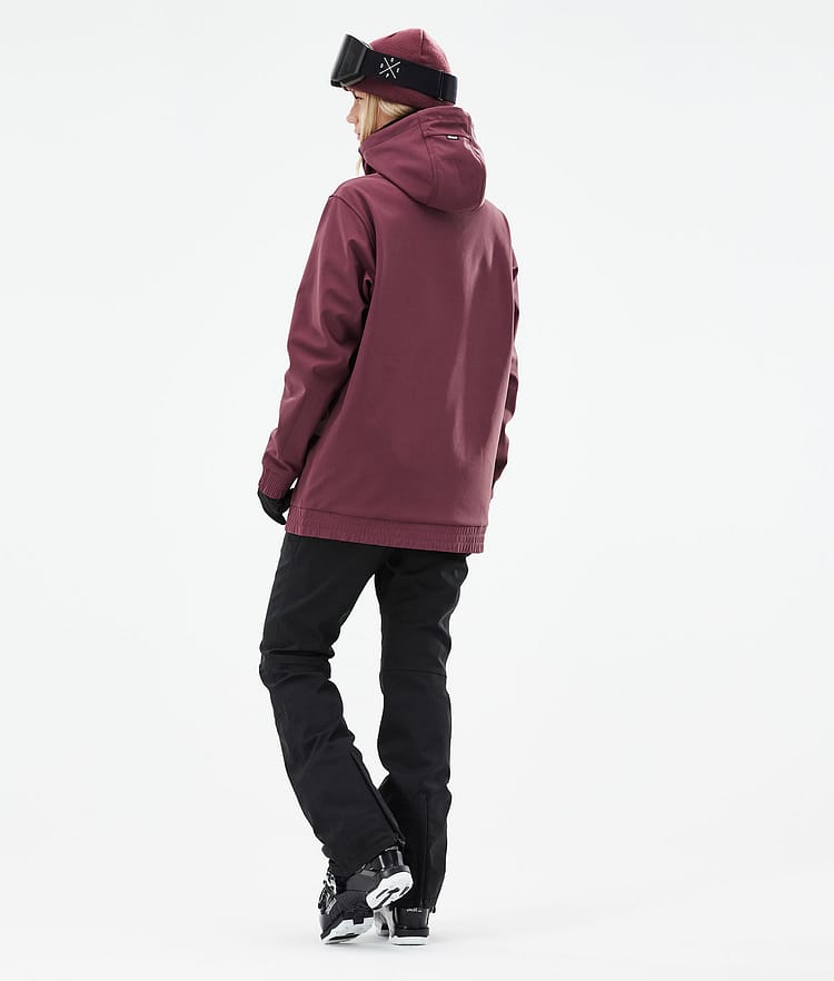 Dope Yeti W 21 Lyžařská Bunda Dámské 2X-Up Burgundy, Image 6 of 9