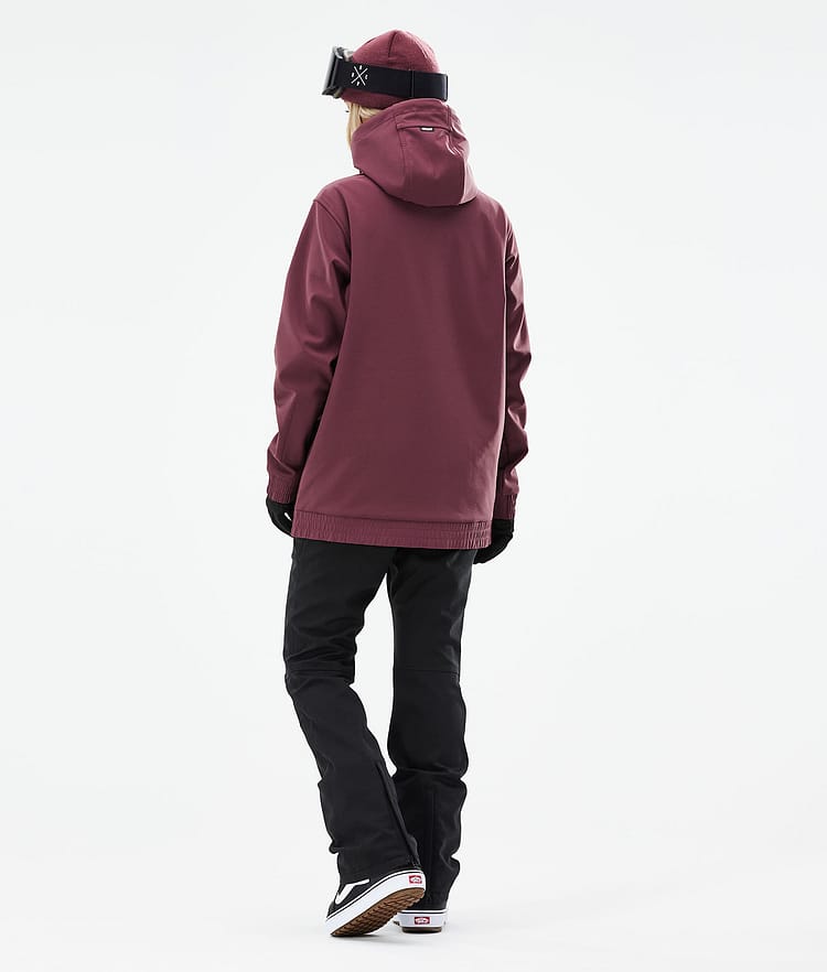 Dope Yeti W 21 Chaqueta Snowboard Mujer 2X-Up Burgundy, Image 6 of 9
