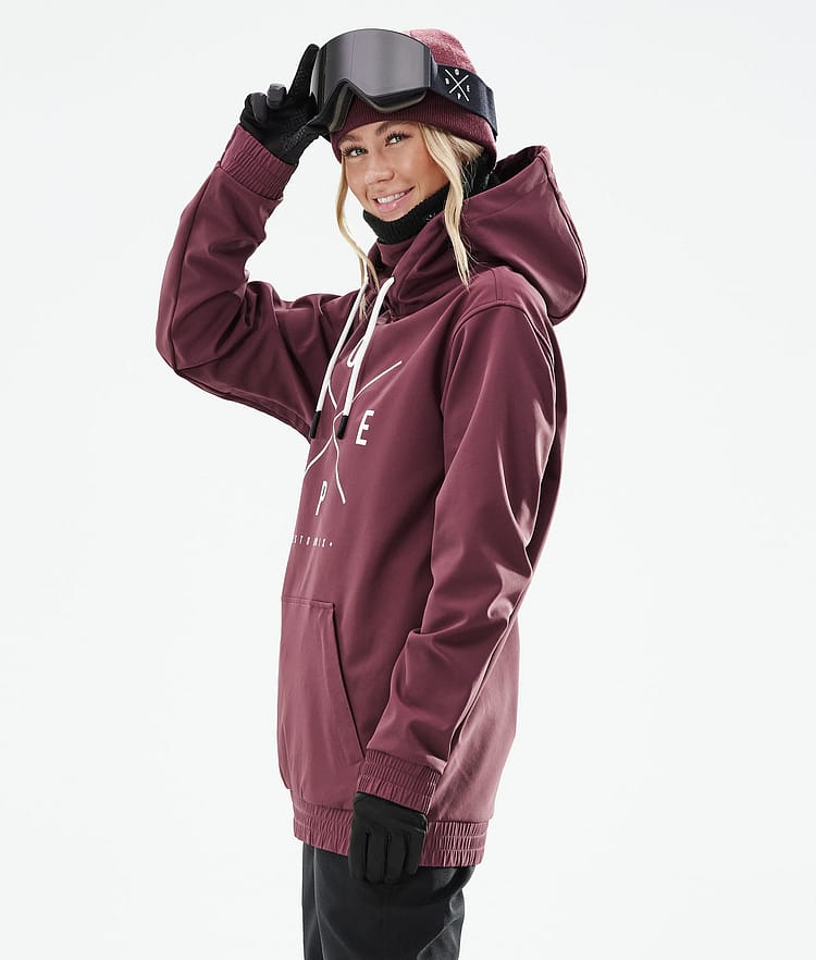 Dope Yeti W 21 Chaqueta Snowboard Mujer 2X-Up Burgundy, Image 7 of 9