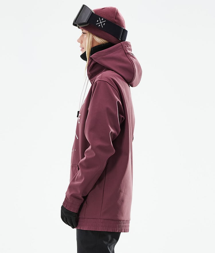 Dope Yeti W 21 Lyžařská Bunda Dámské 2X-Up Burgundy, Image 7 of 9
