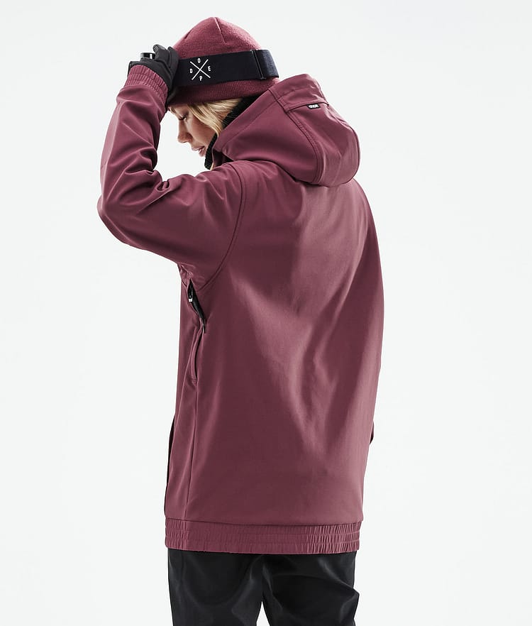 Dope Yeti W 21 Chaqueta Snowboard Mujer 2X-Up Burgundy, Image 8 of 9