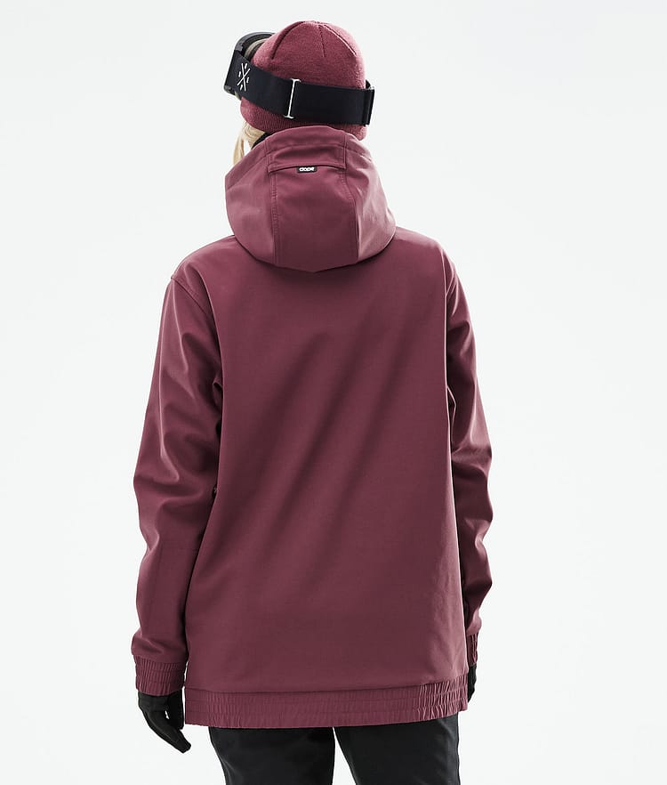 Dope Yeti W 21 Lyžařská Bunda Dámské 2X-Up Burgundy, Image 8 of 9
