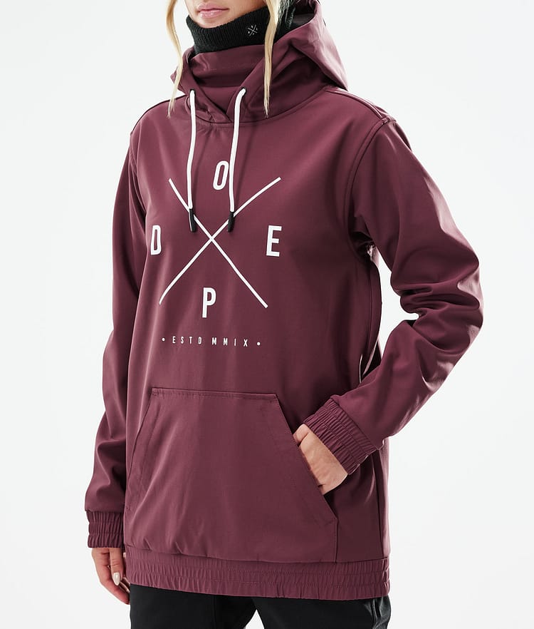 Dope Yeti W 21 Chaqueta Snowboard Mujer 2X-Up Burgundy, Image 9 of 9