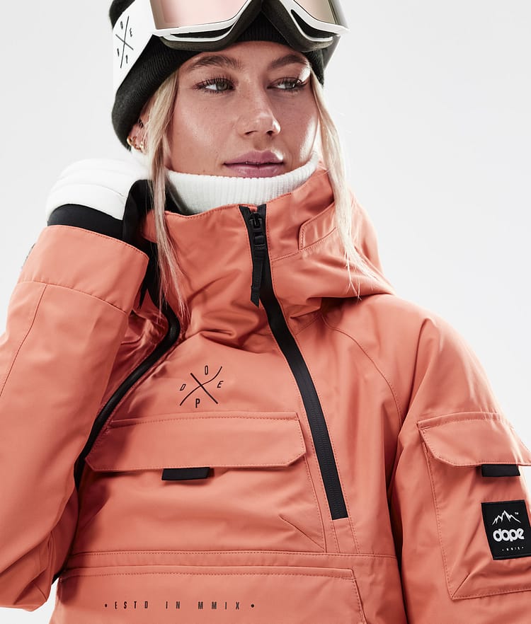 Dope Akin W 21 Lyžařská Bunda Dámské Peach, Image 2 of 11