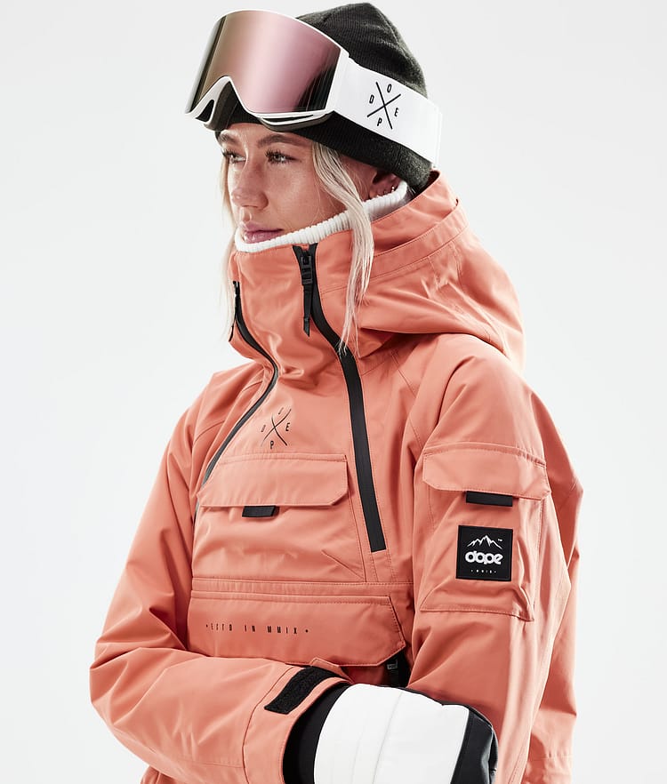 Dope Akin W 21 Chaqueta Snowboard Mujer Peach, Image 3 of 11