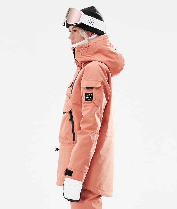 Dope Akin W 21 Lyžařská Bunda Dámské Peach, Image 7 of 11
