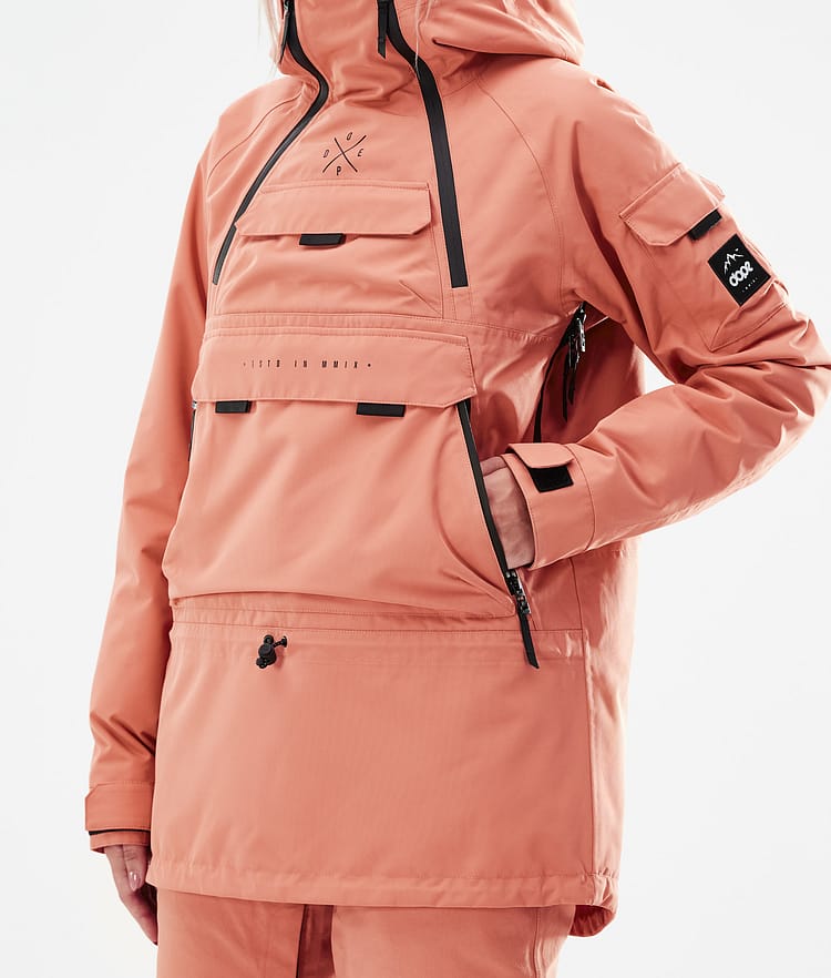 Dope Akin W 21 Lyžařská Bunda Dámské Peach, Image 9 of 11