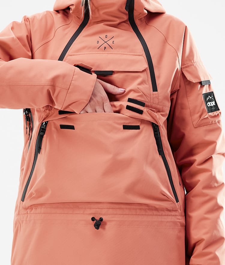 Dope Akin W 21 Chaqueta Snowboard Mujer Peach, Image 10 of 11