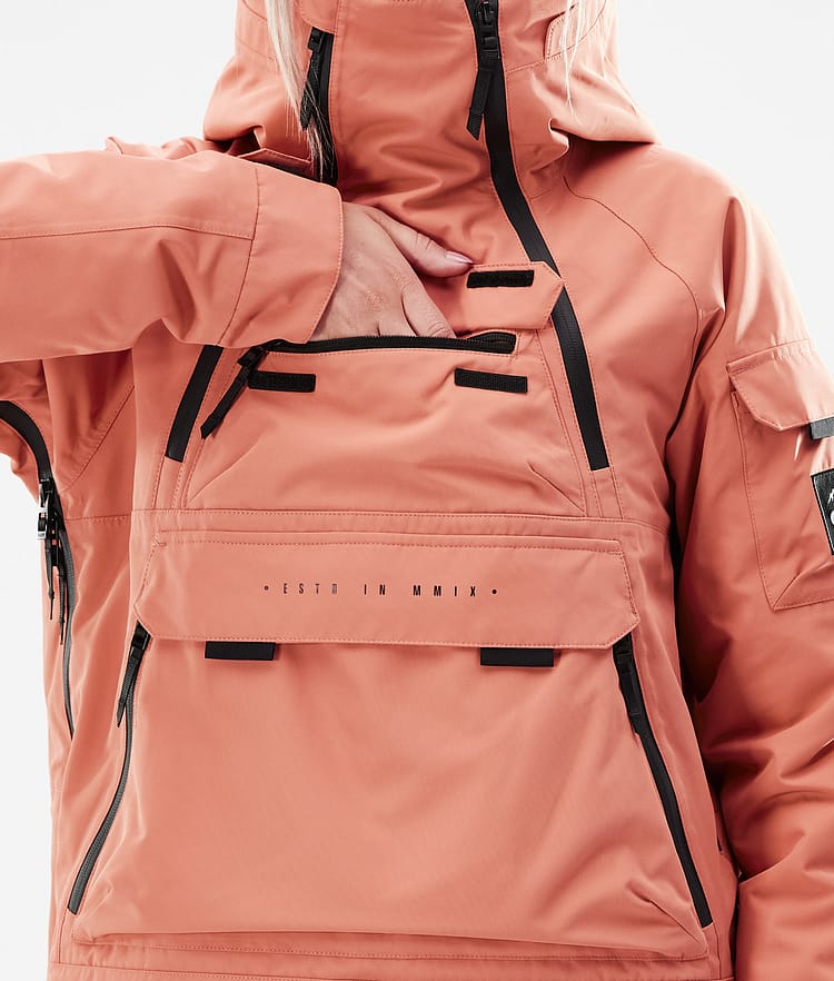Dope Akin W 21 Lyžařská Bunda Dámské Peach, Image 11 of 11