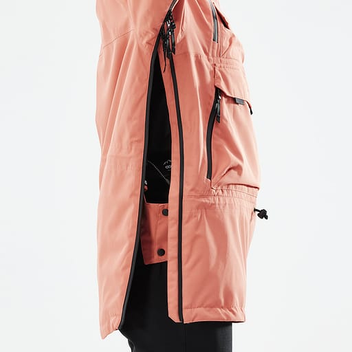Cremallera lateral con tapeta interior