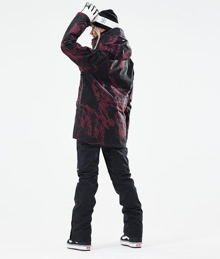 Dope Akin W 21 Chaqueta Snowboard Mujer Paint Burgundy, Image 6 of 11