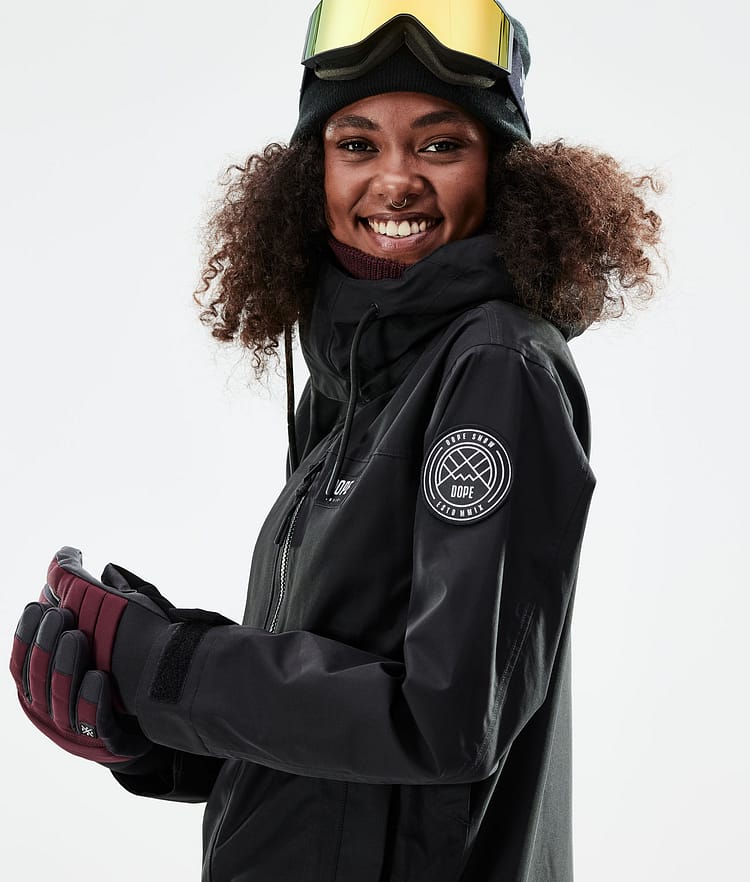 Dope Blizzard W Full Zip 21 Bunda na Snowboard Dámské Black, Image 2 of 11