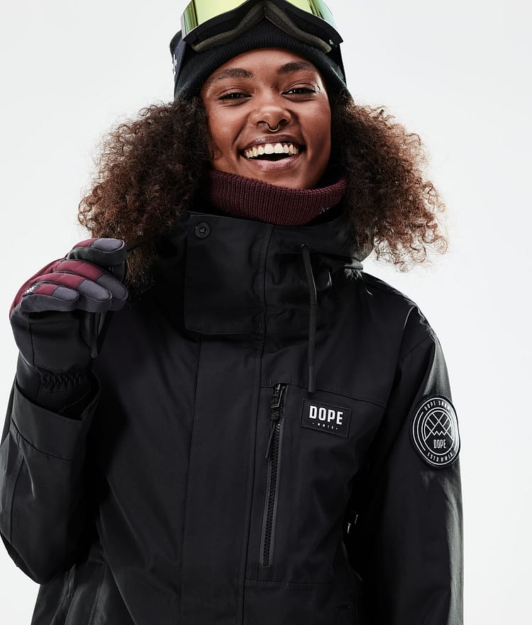 Dope Blizzard W Full Zip 21 Lyžařská Bunda Dámské Black, Image 3 of 11