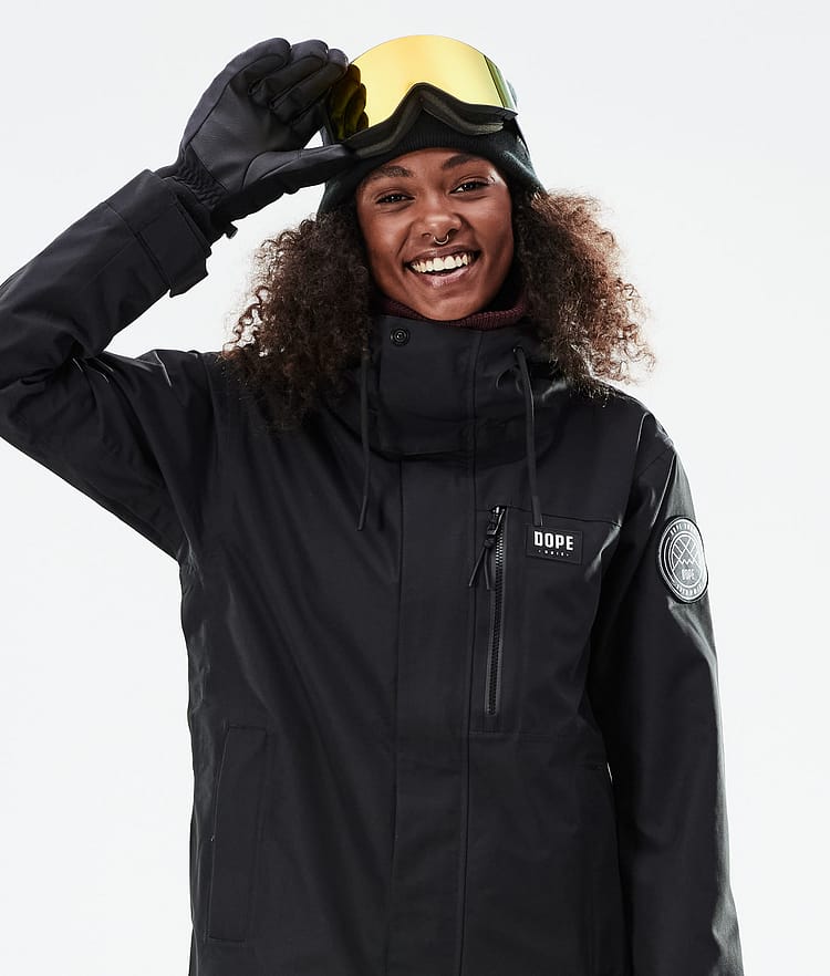 Dope Blizzard W Full Zip 21 Bunda na Snowboard Dámské Black, Image 3 of 11