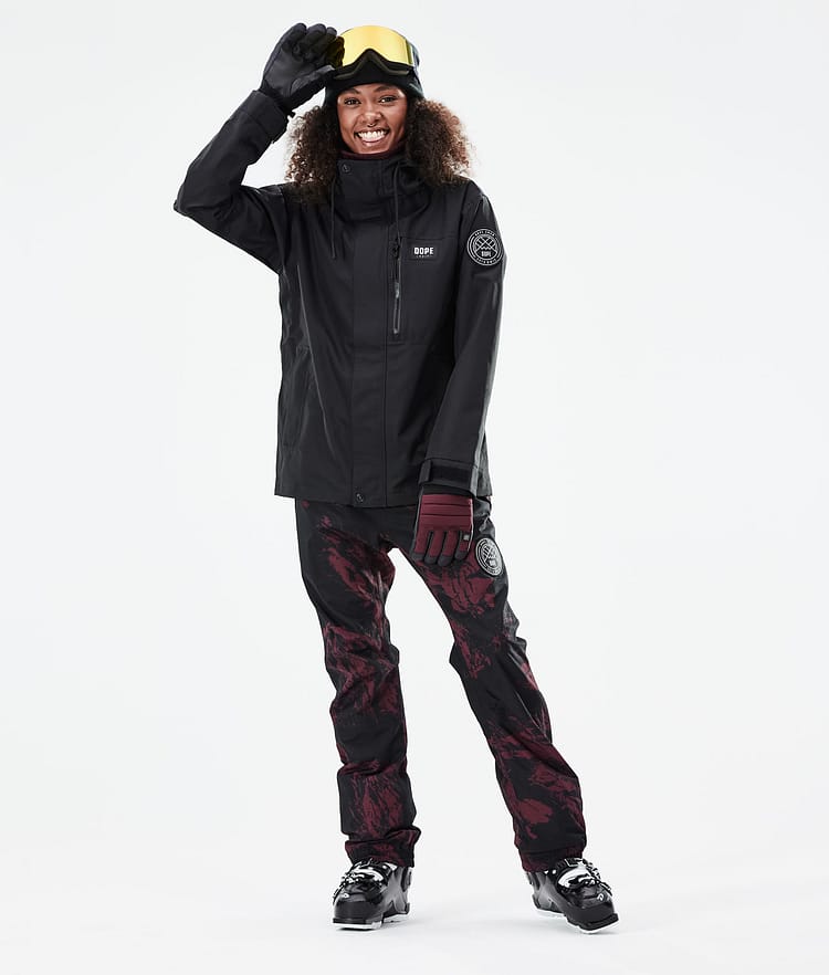 Dope Blizzard W Full Zip 21 Lyžařská Bunda Dámské Black, Image 4 of 11