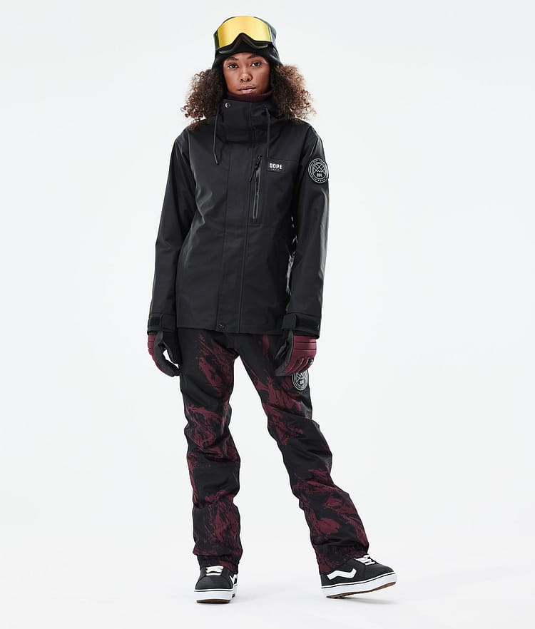 Dope Blizzard W Full Zip 21 Bunda na Snowboard Dámské Black, Image 4 of 11