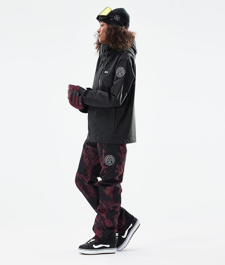 Dope Blizzard W Full Zip 21 Bunda na Snowboard Dámské Black, Image 5 of 11