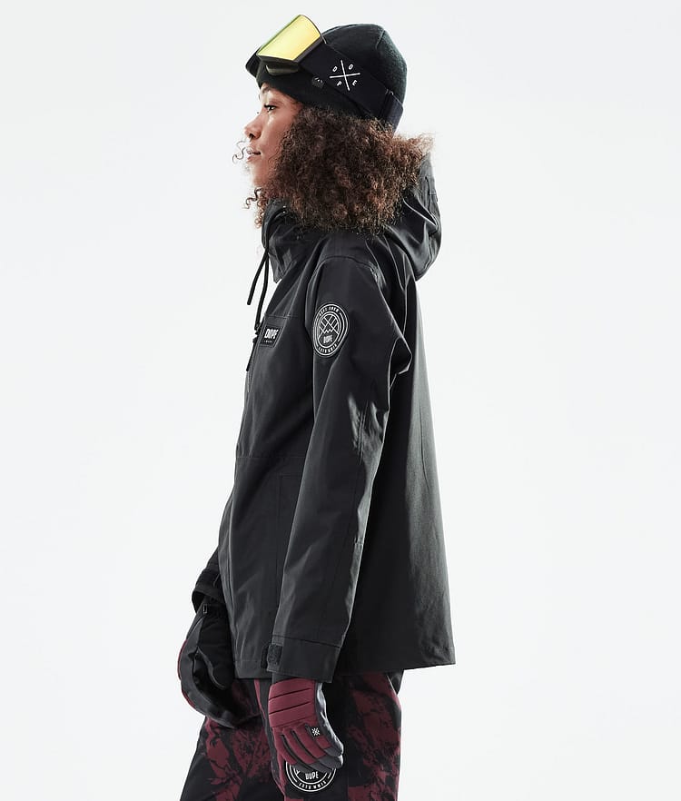 Dope Blizzard W Full Zip 21 Bunda na Snowboard Dámské Black, Image 7 of 11