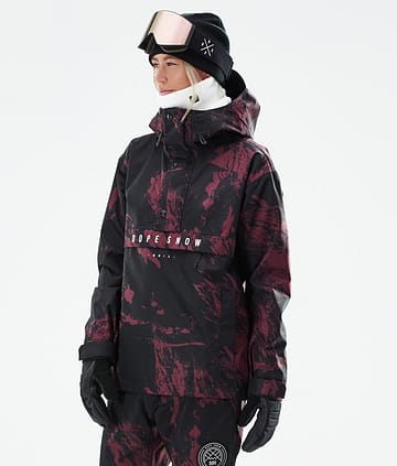 Dope Legacy W 21 Ski Jacket Paint Burgundy