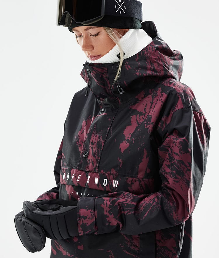 Dope Legacy W 21 Kurtka Narciarska Kobiety Paint Burgundy, Image 2 of 10