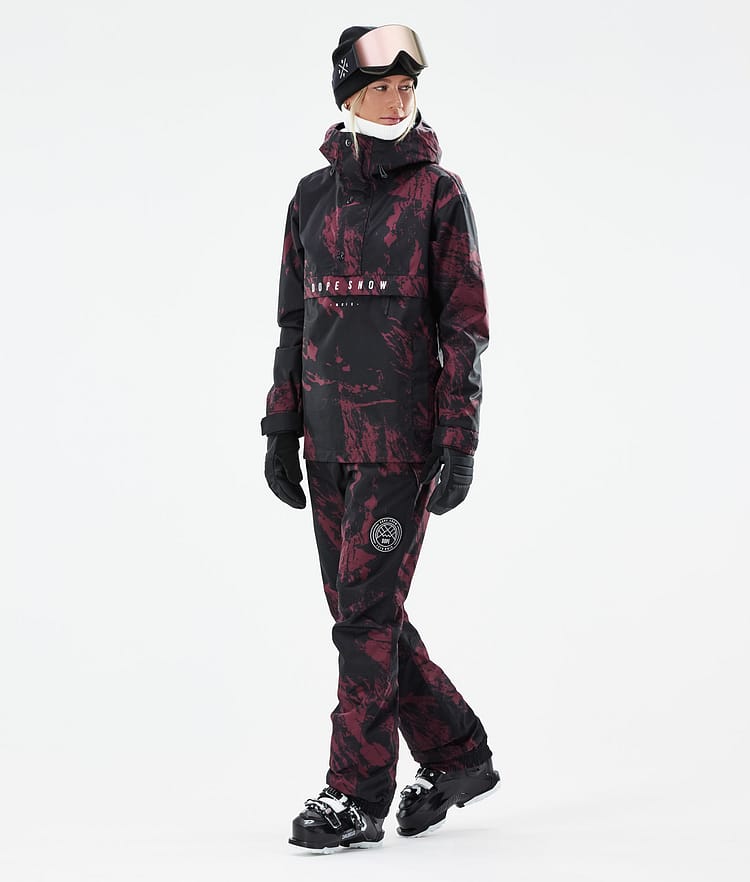 Dope Legacy W 21 Kurtka Narciarska Kobiety Paint Burgundy, Image 4 of 10