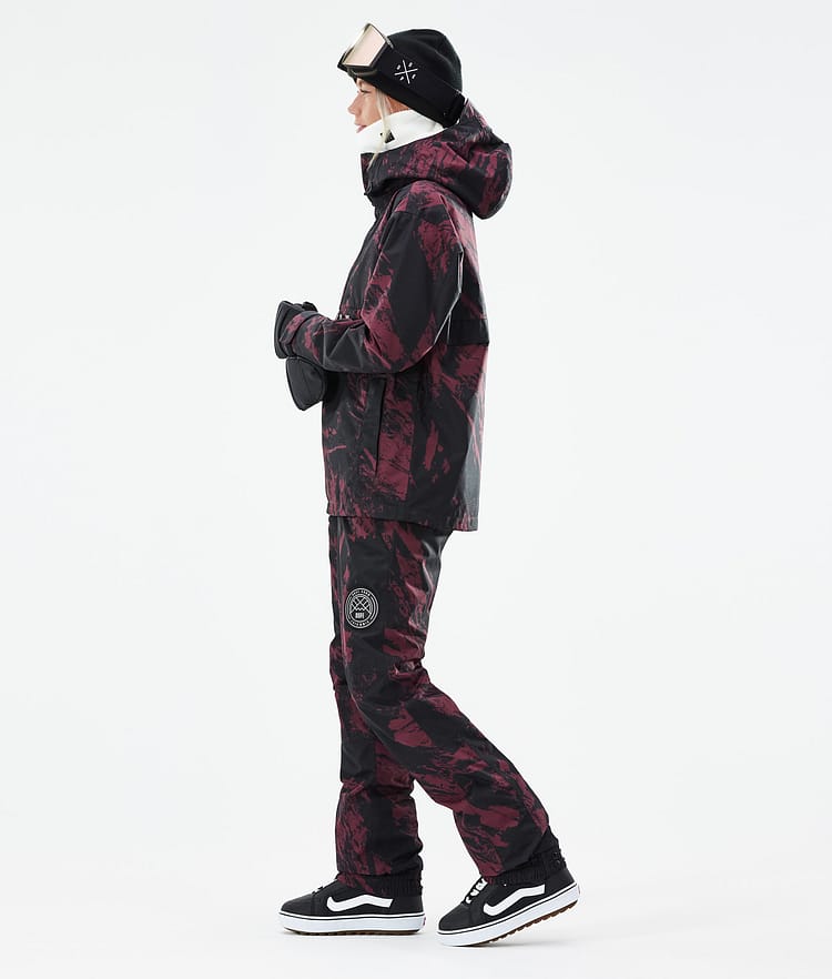Dope Legacy W 21 Bunda na Snowboard Dámské Paint Burgundy, Image 5 of 10