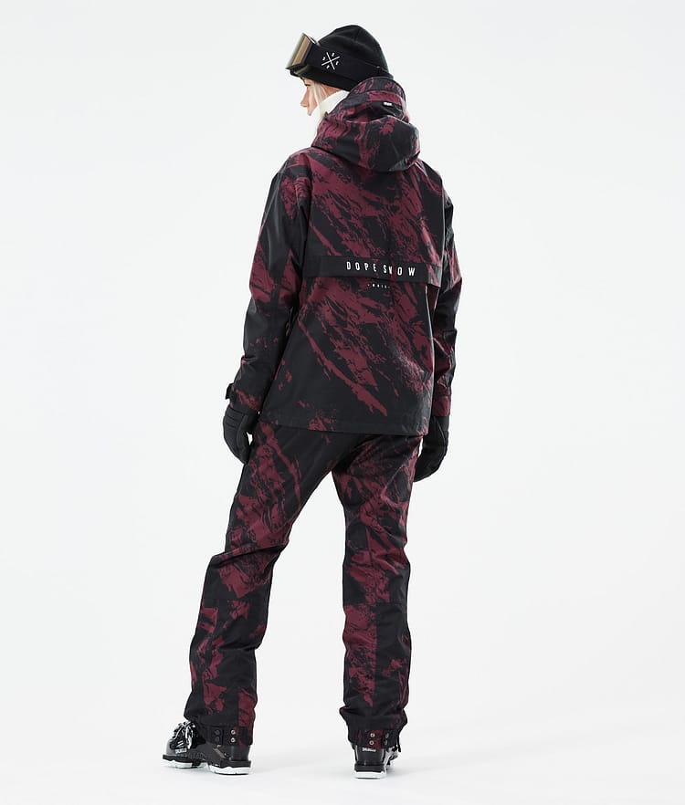 Dope Legacy W 21 Kurtka Narciarska Kobiety Paint Burgundy, Image 6 of 10
