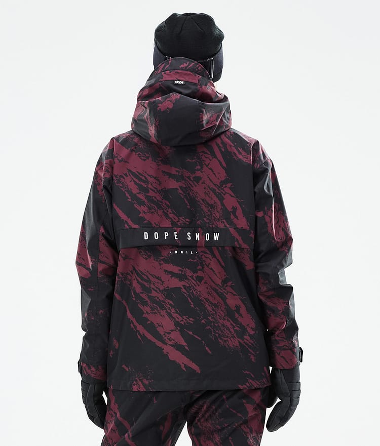 Dope Legacy W 21 Kurtka Narciarska Kobiety Paint Burgundy, Image 8 of 10