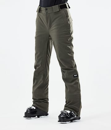Dope Con W 21 Ski Pants Olive Green