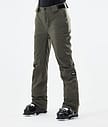 Dope Con W 21 Spodnie Narciarskie Kobiety Olive Green