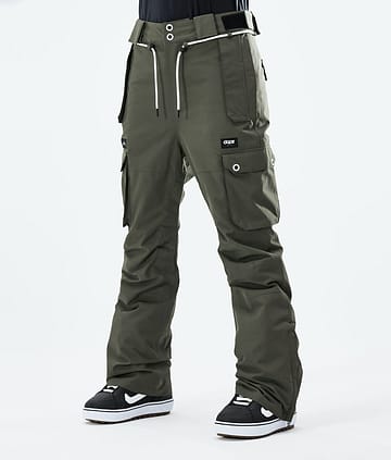 Dope Iconic W 21 Snowboard Pants Olive Green