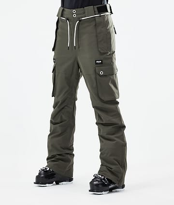 Dope Iconic W 21 Ski Pants Olive Green