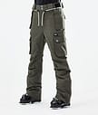 Dope Iconic W 21 Spodnie Narciarskie Kobiety Olive Green