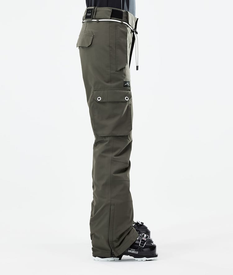Dope Iconic W 21 Spodnie Narciarskie Kobiety Olive Green, Image 2 of 6