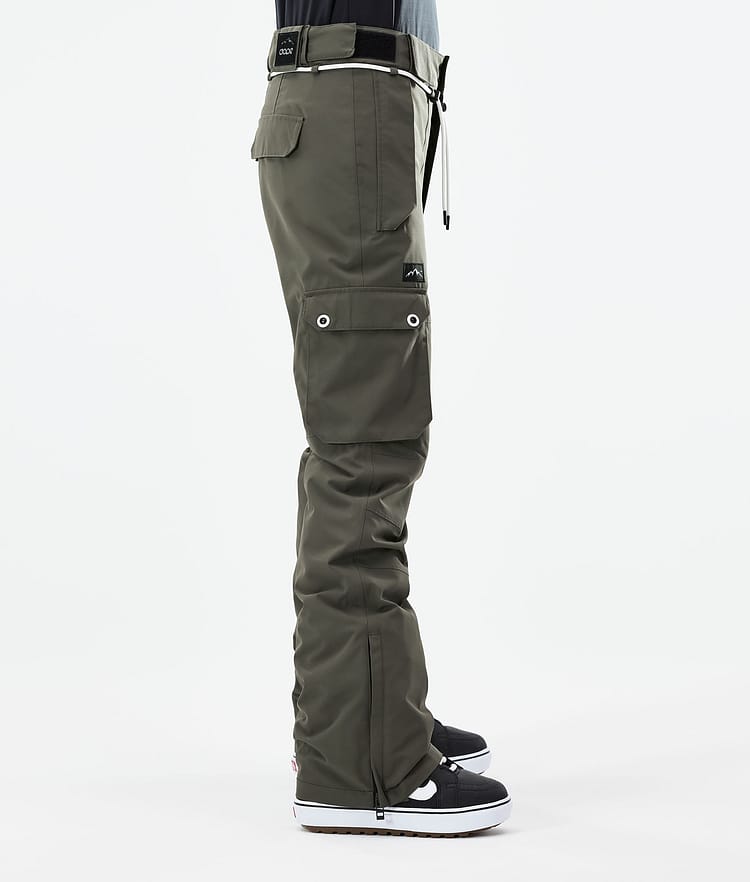 Dope Iconic W 21 Pantalones Snowboard Mujer Olive Green, Image 2 of 6