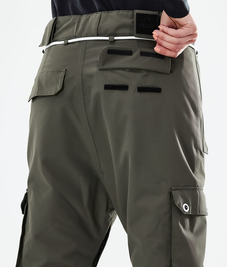 Dope Iconic W 21 Spodnie Narciarskie Kobiety Olive Green, Image 6 of 6