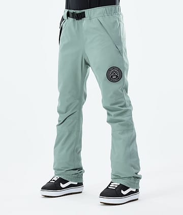 Dope Blizzard W 21 Snowboard Pants Faded Green
