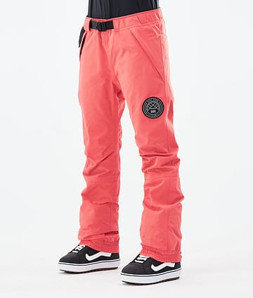 Dope Blizzard W 21 Snowboard Pants Coral