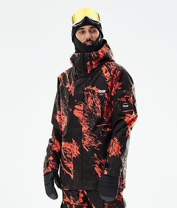 Dope Adept 21 Snowboard Jacket Paint Orange