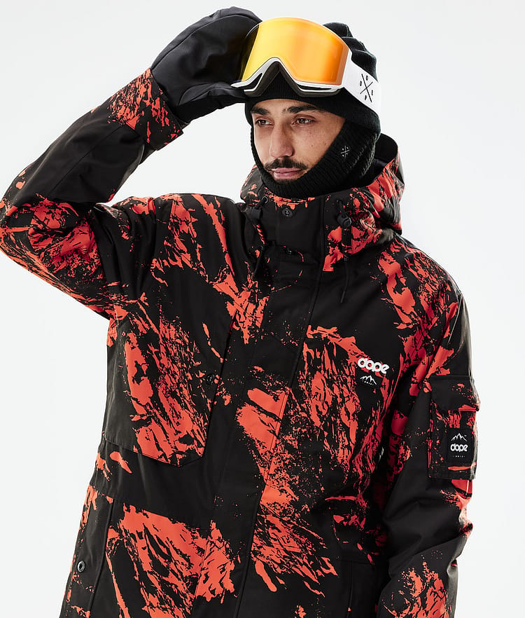 Dope Adept 21 Bunda na Snowboard Pánské Paint Orange, Image 2 of 11