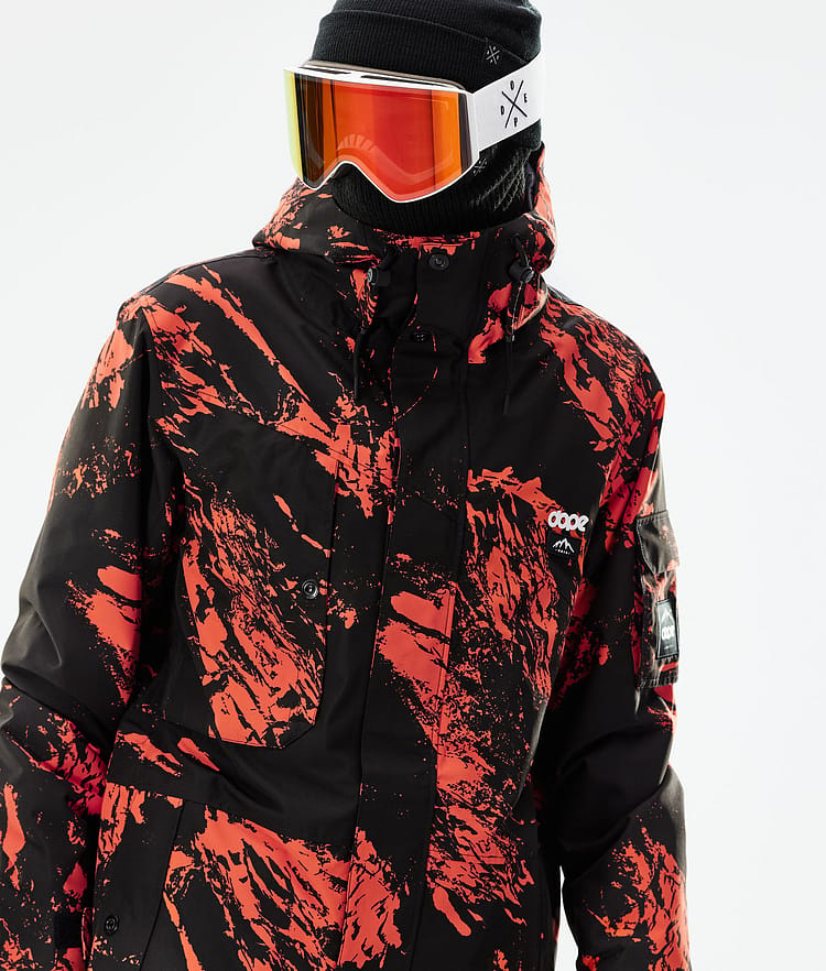 Dope Adept 21 Bunda na Snowboard Pánské Paint Orange, Image 3 of 11