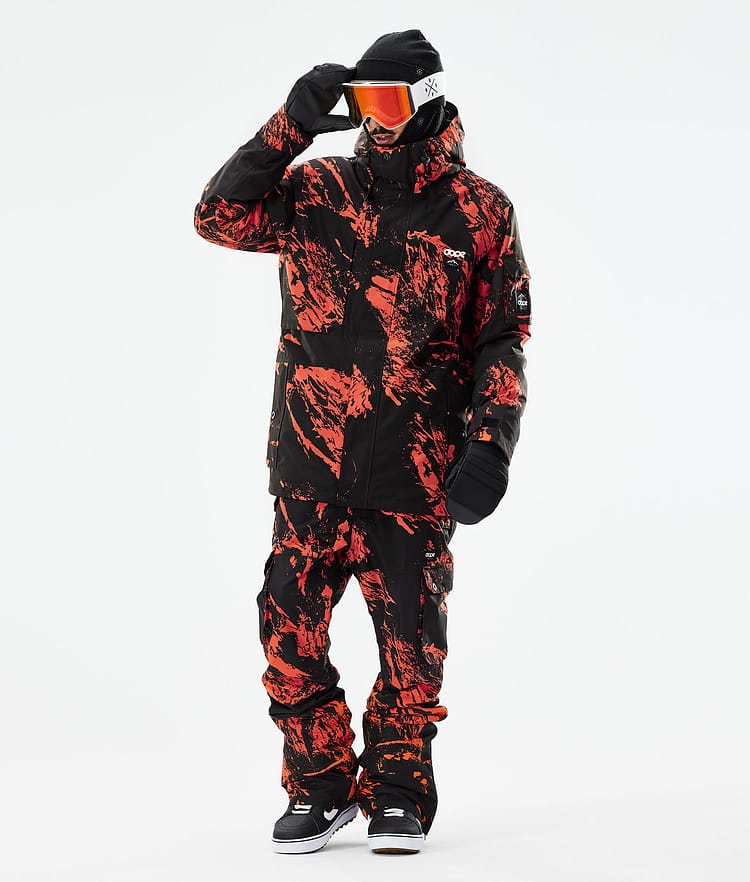 Dope Adept 21 Bunda na Snowboard Pánské Paint Orange, Image 4 of 11