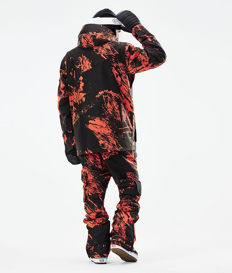 Dope Adept 21 Bunda na Snowboard Pánské Paint Orange, Image 6 of 11