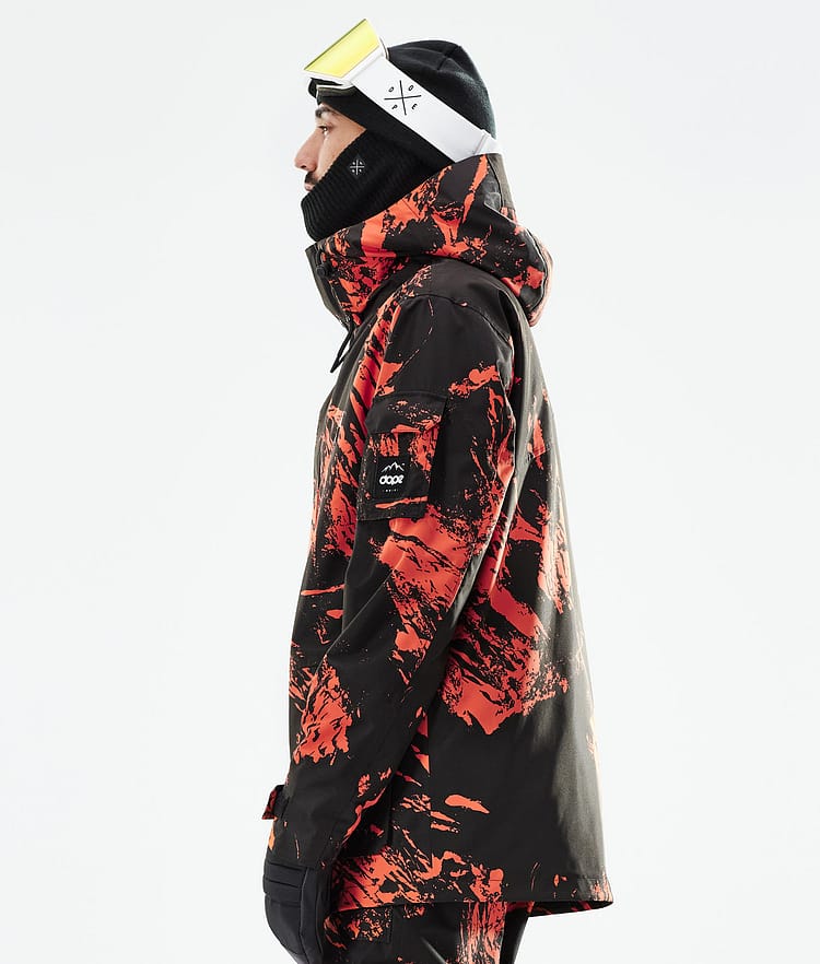 Dope Adept 21 Bunda na Snowboard Pánské Paint Orange, Image 7 of 11