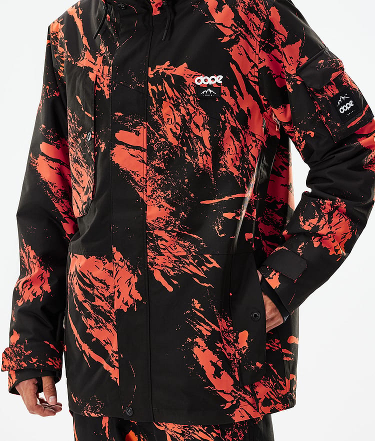 Dope Adept 21 Bunda na Snowboard Pánské Paint Orange, Image 9 of 11