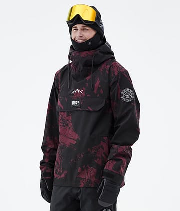 Dope Blizzard 21 Snowboard Jacket Paint Burgundy